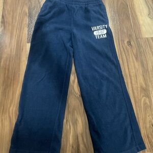 Aeropostale Navy Blue Kids Sweatpants with Varsity Graphic